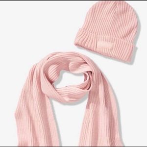 Victoria Secret Pink Hat and Scarf